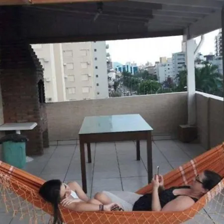 Cobertura Enorme Com Varanda E Churrasqueira Guarujá Exterior photo